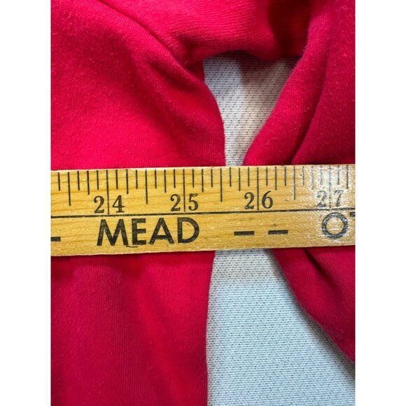 Quacker Factory 3/4 Sleeve Shirt American Flag Heart Rhinestone Design 2X Red - Picture 6 of 9